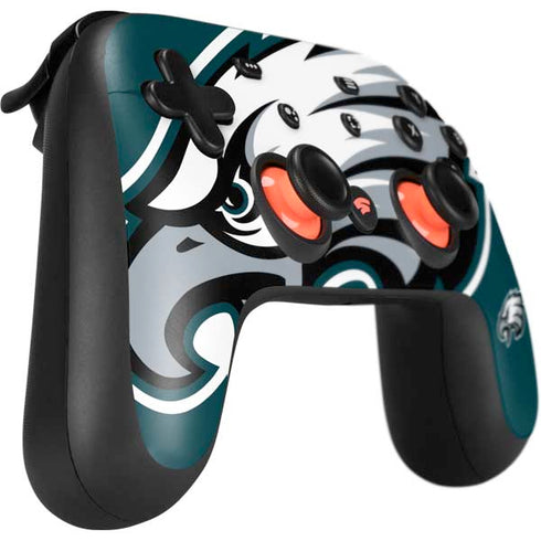 NFL Philadelphia Eagles Large Logo Google Stadia Controller Skin